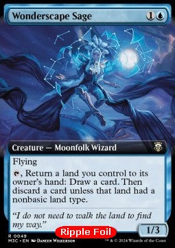 Wonderscape Sage (V.2)⁣ - Commander: Modern Horizons 3: Extras⁣ (Rare)⁣ [49]