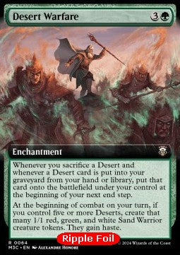 Desert Warfare (V.2)⁣ - Commander: Modern Horizons 3: Extras⁣ (Rare)⁣ [64]