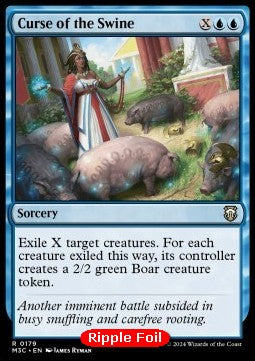 Curse of the Swine⁣ - Commander: Modern Horizons 3: Extras⁣ (Rare)⁣ [179]