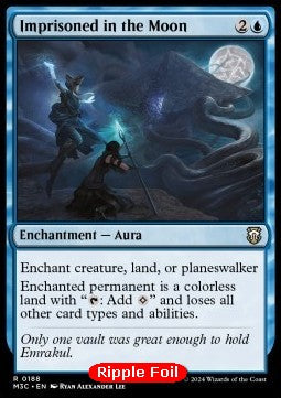 Imprisoned in the Moon⁣ - Commander: Modern Horizons 3: Extras⁣ (Rare)⁣ [188]