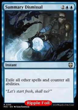 Summary Dismissal⁣ - Commander: Modern Horizons 3: Extras⁣ (Rare)⁣ [193]