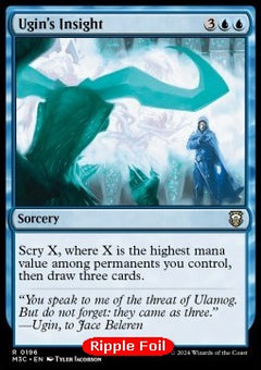 Ugin's Insight⁣ - Commander: Modern Horizons 3: Extras⁣ (Rare)⁣ [196]