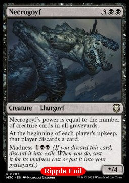 Necrogoyf⁣ - Commander: Modern Horizons 3: Extras⁣ (Rare)⁣ [202]