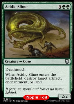 Acidic Slime⁣ - Commander: Modern Horizons 3: Extras⁣ (Uncommon)⁣ [218]