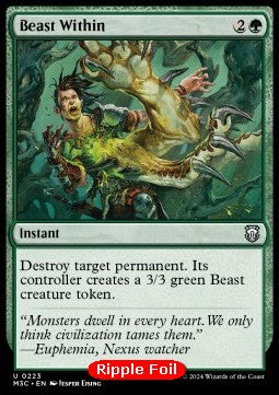 Beast Within⁣ - Commander: Modern Horizons 3: Extras⁣ (Uncommon)⁣ [223]