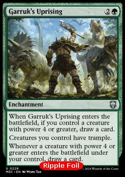 Garruk's Uprising⁣ - Commander: Modern Horizons 3: Extras⁣ (Uncommon)⁣ [229]