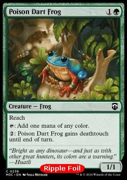 Poison Dart Frog⁣ - Commander: Modern Horizons 3: Extras⁣ (Common)⁣ [238]
