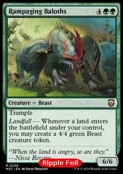 Rampaging Baloths⁣ - Commander: Modern Horizons 3: Extras⁣ (Mythic)⁣ [239]