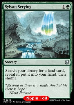Sylvan Scrying⁣ - Commander: Modern Horizons 3: Extras⁣ (Uncommon)⁣ [248]