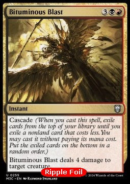 Bituminous Blast⁣ - Commander: Modern Horizons 3: Extras⁣ (Uncommon)⁣ [255]