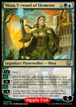 Nissa, Steward of Elements⁣ - Commander: Modern Horizons 3: Extras⁣ (Mythic)⁣ [270]