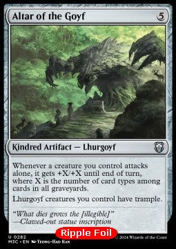Altar of the Goyf⁣ - Commander: Modern Horizons 3: Extras⁣ (Uncommon)⁣ [282]