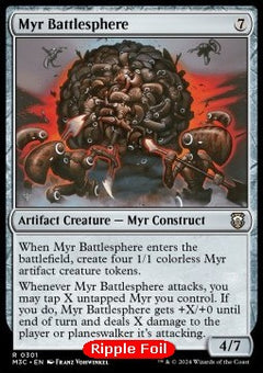 Myr Battlesphere⁣ - Commander: Modern Horizons 3: Extras⁣ (Rare)⁣ [301]