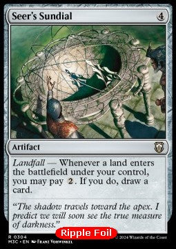 Seer's Sundial⁣ - Commander: Modern Horizons 3: Extras⁣ (Rare)⁣ [304]