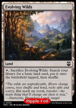 Evolving Wilds⁣ - Commander: Modern Horizons 3: Extras⁣ (Common)⁣ [340]