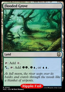 Flooded Grove⁣ - Commander: Modern Horizons 3: Extras⁣ (Rare)⁣ [342]
