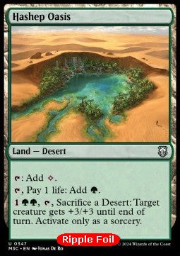 Hashep Oasis⁣ - Commander: Modern Horizons 3: Extras⁣ (Uncommon)⁣ [347]