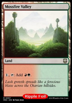 Mossfire Valley⁣ - Commander: Modern Horizons 3: Extras⁣ (Rare)⁣ [357]