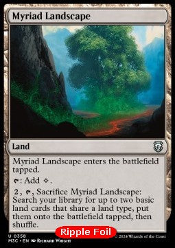 Myriad Landscape⁣ - Commander: Modern Horizons 3: Extras⁣ (Uncommon)⁣ [358]