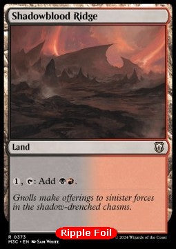 Shadowblood Ridge⁣ - Commander: Modern Horizons 3: Extras⁣ (Rare)⁣ [373]