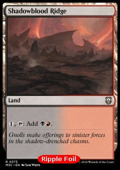 Shadowblood Ridge⁣ - Commander: Modern Horizons 3: Extras⁣ (Rare)⁣ [373]