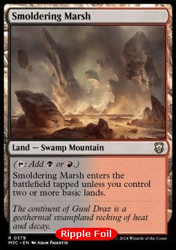 Smoldering Marsh⁣ - Commander: Modern Horizons 3: Extras⁣ (Rare)⁣ [379]