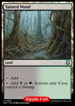Tainted Wood⁣ - Commander: Modern Horizons 3: Extras⁣ (Uncommon)⁣ [383]