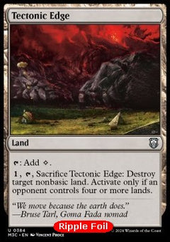 Tectonic Edge⁣ - Commander: Modern Horizons 3: Extras⁣ (Uncommon)⁣ [384]