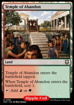 Temple of Abandon⁣ - Commander: Modern Horizons 3: Extras⁣ (Rare)⁣ [385]