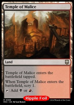 Temple of Malice⁣ - Commander: Modern Horizons 3: Extras⁣ (Rare)⁣ [389]