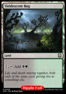 Viridescent Bog⁣ - Commander: Modern Horizons 3: Extras⁣ (Rare)⁣ [406]