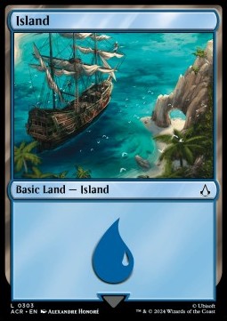 Island (V.3)⁣ - Universes Beyond: Assassin's Creed: Extras⁣ (Land)⁣ [303]