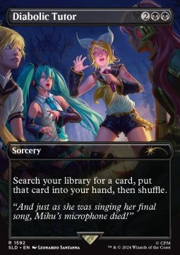 Diabolic Tutor⁣ - Secret Lair Drop Series: Summer Superdrop 2024⁣ (Rare)⁣ [1592]
