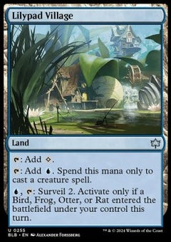 Lilypad Village⁣ - Bloomburrow⁣ (Uncommon)⁣ [255]