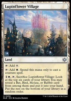 Lupinflower Village⁣ - Bloomburrow⁣ (Uncommon)⁣ [256]
