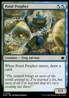 Pond Prophet⁣ - Bloomburrow⁣ (Common)⁣ [229]