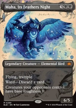 Maha, Its Feathers Night⁣ - Bloomburrow: Extras⁣ (Mythic)⁣ [289]