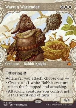 Warren Warleader⁣ - Bloomburrow: Extras⁣ (Mythic)⁣ [300]