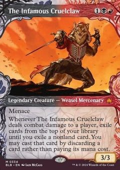 The Infamous Cruelclaw⁣ - Bloomburrow: Extras⁣ (Mythic)⁣ [334]