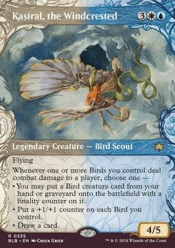 Kastral, the Windcrested (V.1)⁣ - Bloomburrow: Extras⁣ (Rare)⁣ [335]