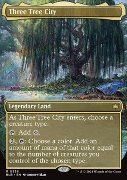 Three Tree City (V.2)⁣ - Bloomburrow: Extras⁣ (Rare)⁣ [338]