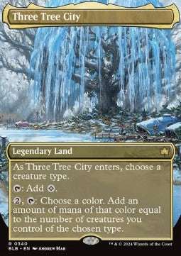 Three Tree City (V.4)⁣ - Bloomburrow: Extras⁣ (Rare)⁣ [340]