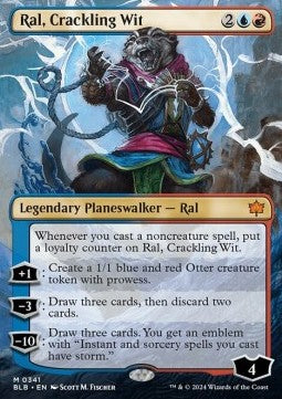 Ral, Crackling Wit (V.1)⁣ - Bloomburrow: Extras⁣ (Mythic)⁣ [341]