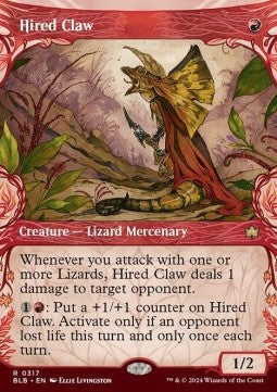 Hired Claw⁣ - Bloomburrow: Extras⁣ (Rare)⁣ [317]