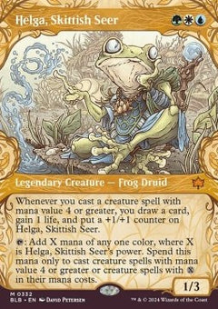 Helga, Skittish Seer⁣ - Bloomburrow: Extras⁣ (Mythic)⁣ [332]