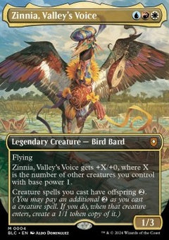 Zinnia, Valley's Voice⁣ - Commander: Bloomburrow⁣ (Mythic)⁣ [4]