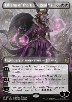 Liliana of the Dark Realms (V.1)⁣ - Commander: Bloomburrow: Extras⁣ (Mythic)⁣ [78]
