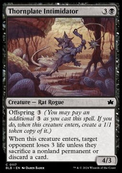 Thornplate Intimidator⁣ - Bloomburrow⁣ (Common)⁣ [117]