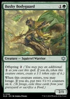 Bushy Bodyguard⁣ - Bloomburrow⁣ (Uncommon)⁣ [166]
