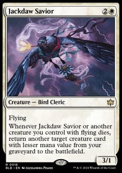 Jackdaw Savior⁣ - Bloomburrow⁣ (Rare)⁣ [18]